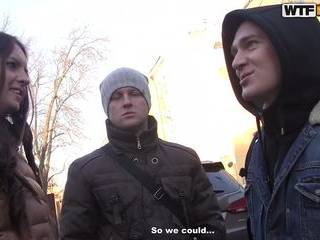 Трахнул раком студентку